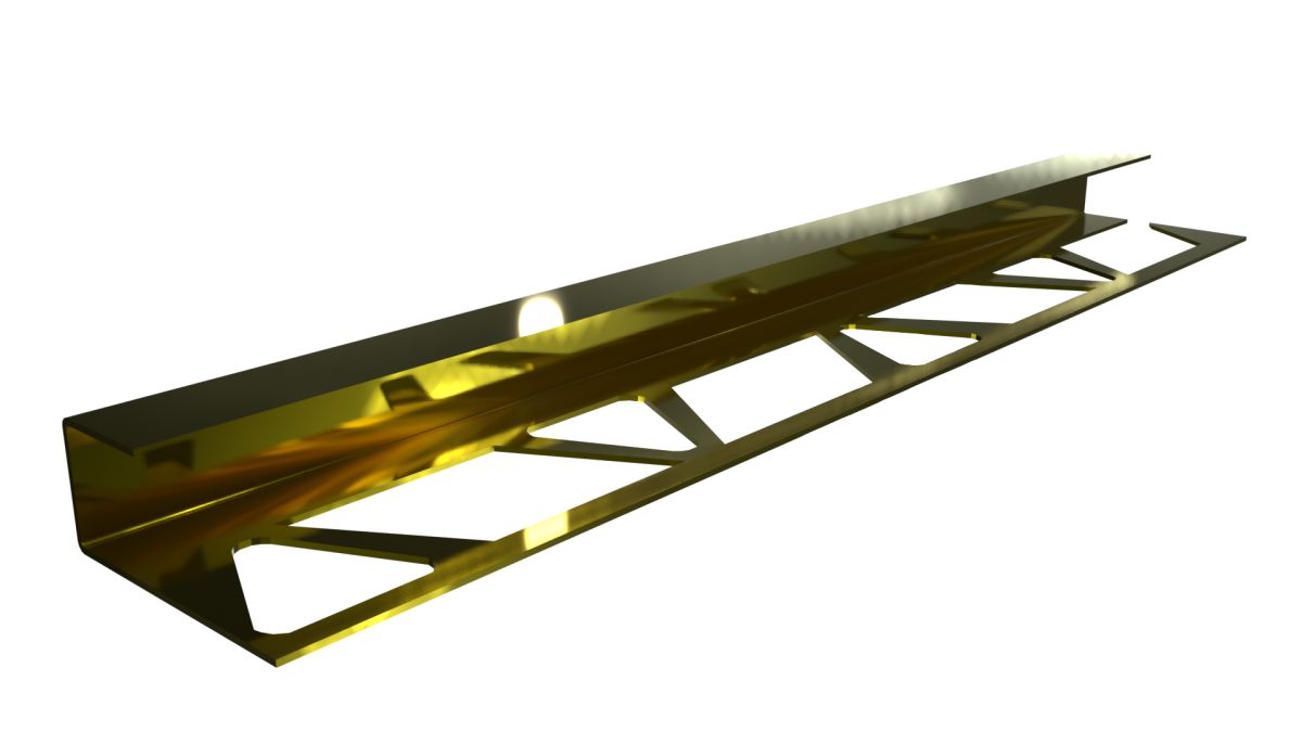 Altın Ayna Paslanmaz Çelik Dış Köşe Fayans