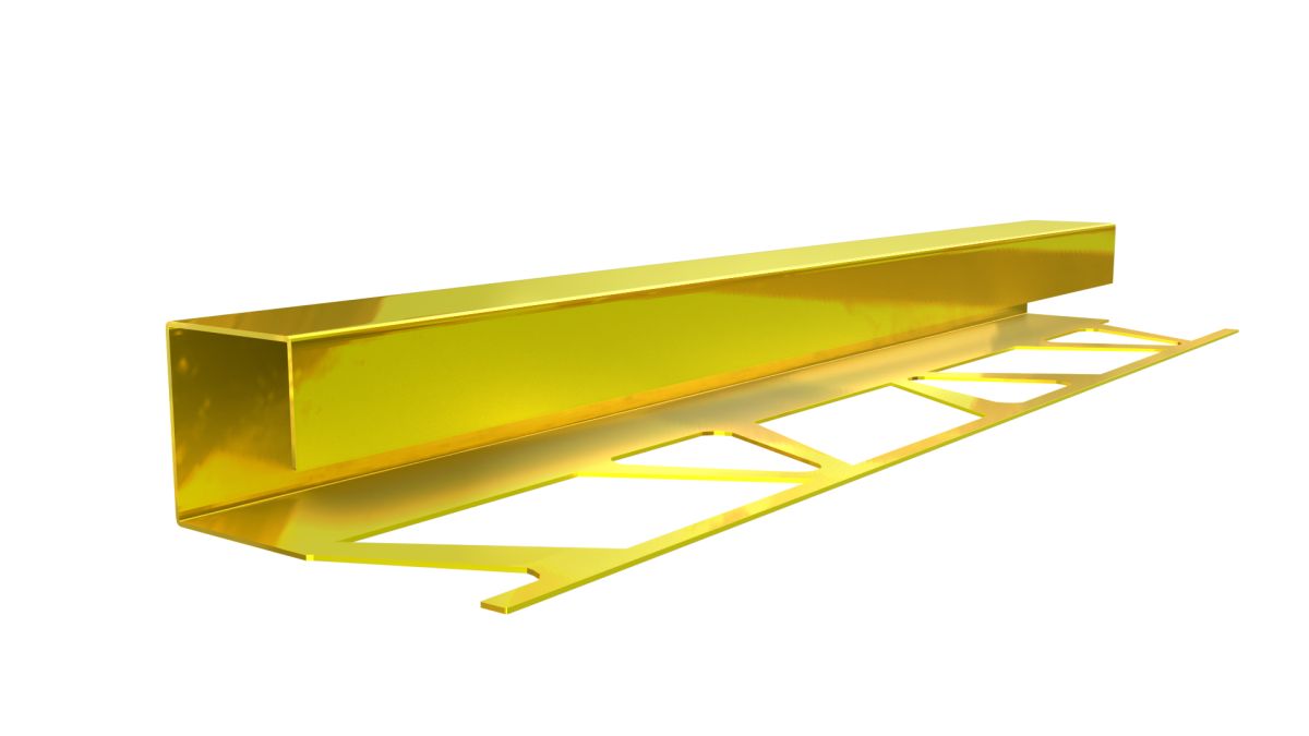 Altın Ayna Paslanmaz Çelik Köşe Fayans