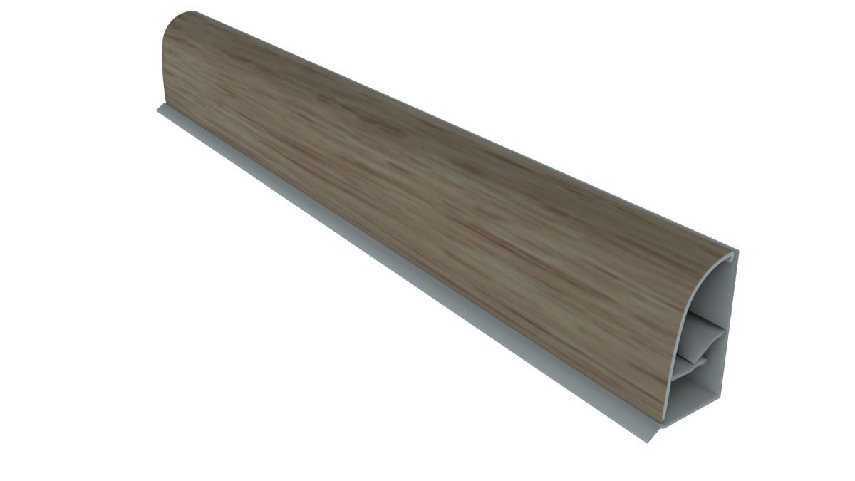 Meşe Dış Bükey Tezgah Süpürgeliği