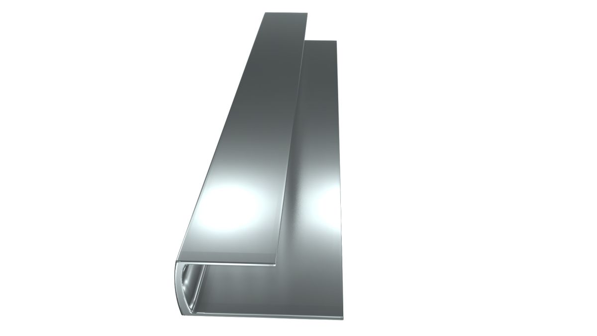 OVAL PARKE BİTİM PROFİLİ ALÜMİNYUM