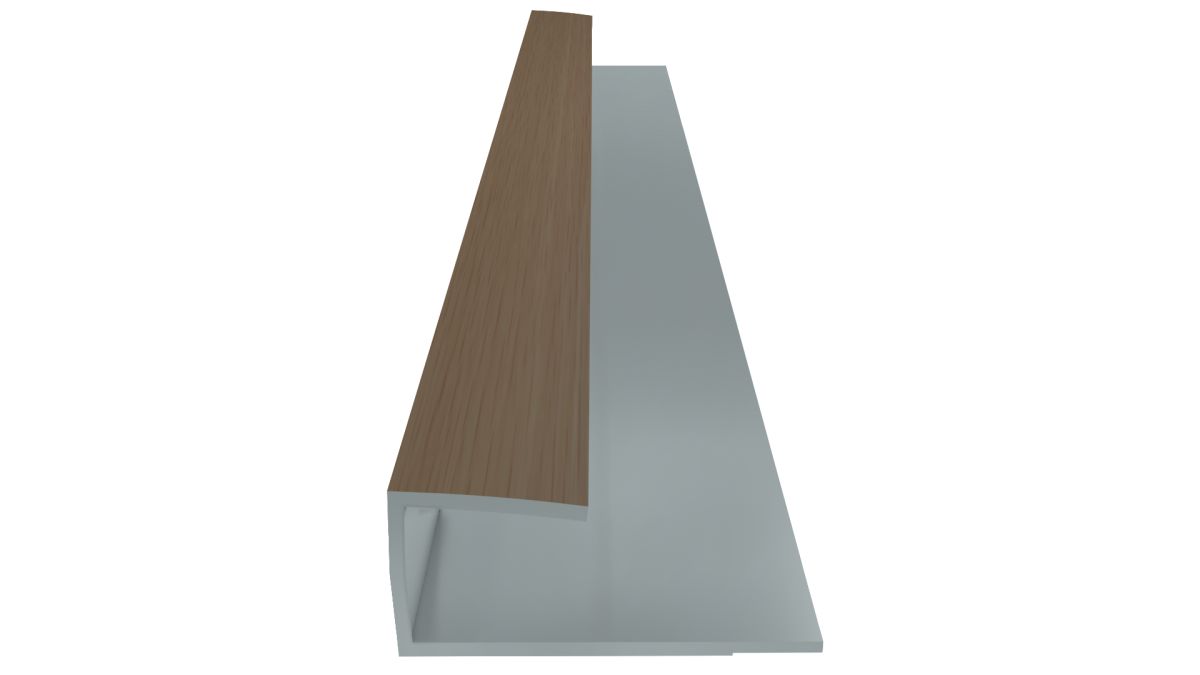 Beech Parquet Ending U Profile PVC