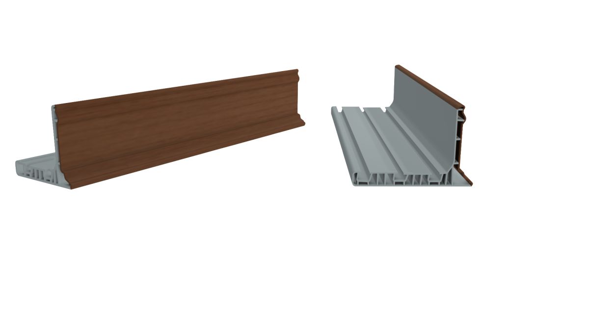 PR-04 Panel 2-Track and 3-Track Curtain Rail PVC