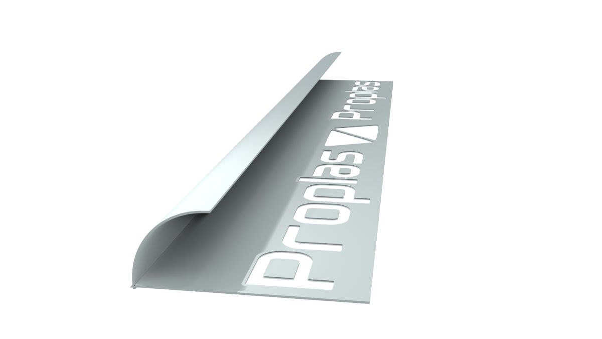 White Ceramic Outer Corner Half Moon (PVC)