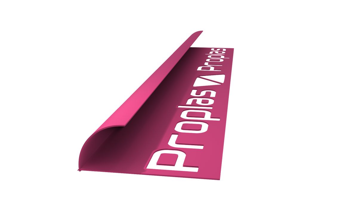 Pembe Seramik Dış Köşe Yarım Ay (PVC)