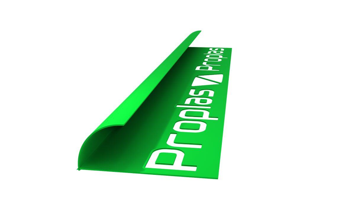 Green Ceramic Outer Corner Half Moon (PVC)