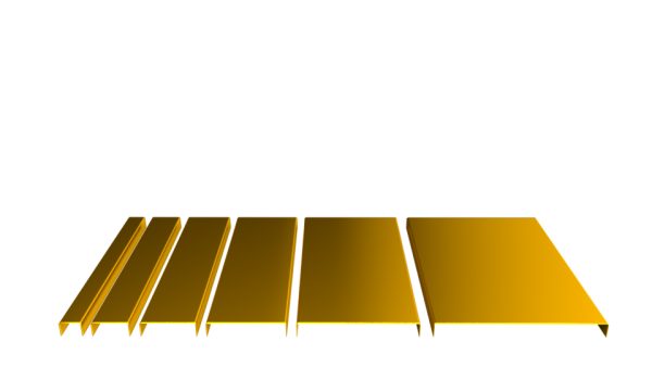 Altın Ayna Paslanmaz Bordür Profili